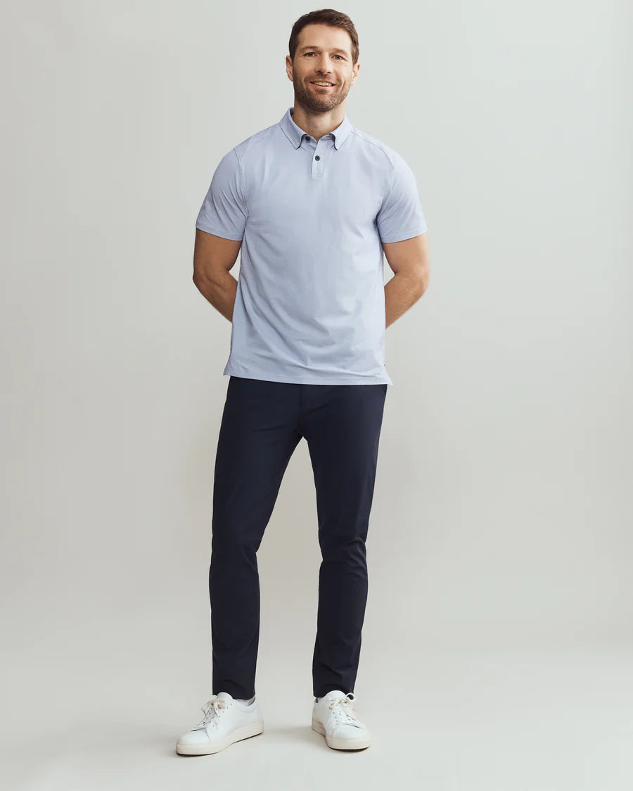 Rhone - Commuter Polo - Navy Geo Dot