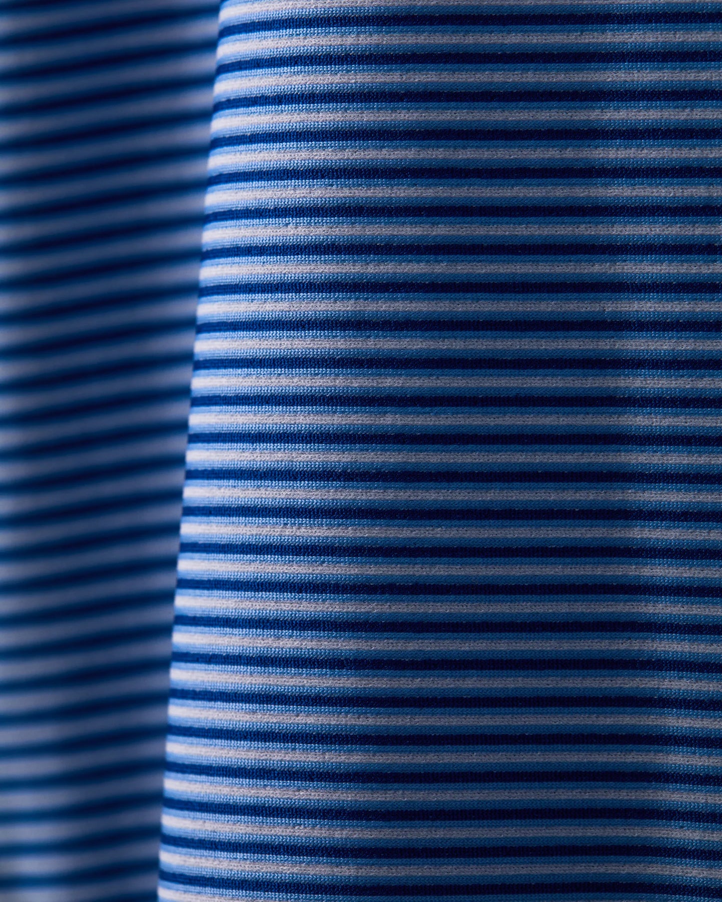 Rhone - Commuter Polo - Bright Sapphire Double Stipe