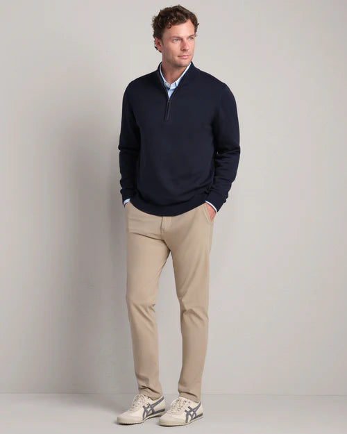 Rhone - Commuter 1/4 Zip Sweater - True Navy