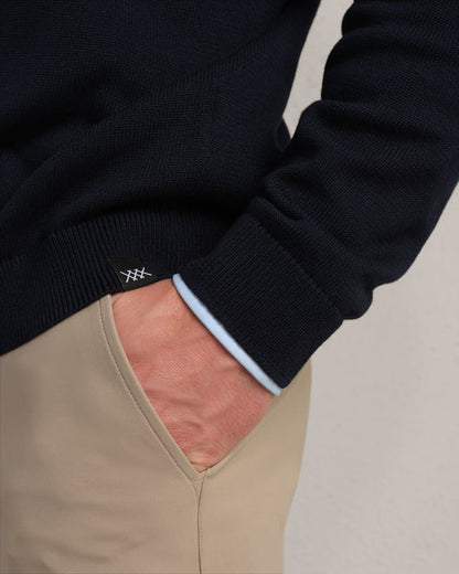 Rhone - Commuter 1/4 Zip Sweater - True Navy