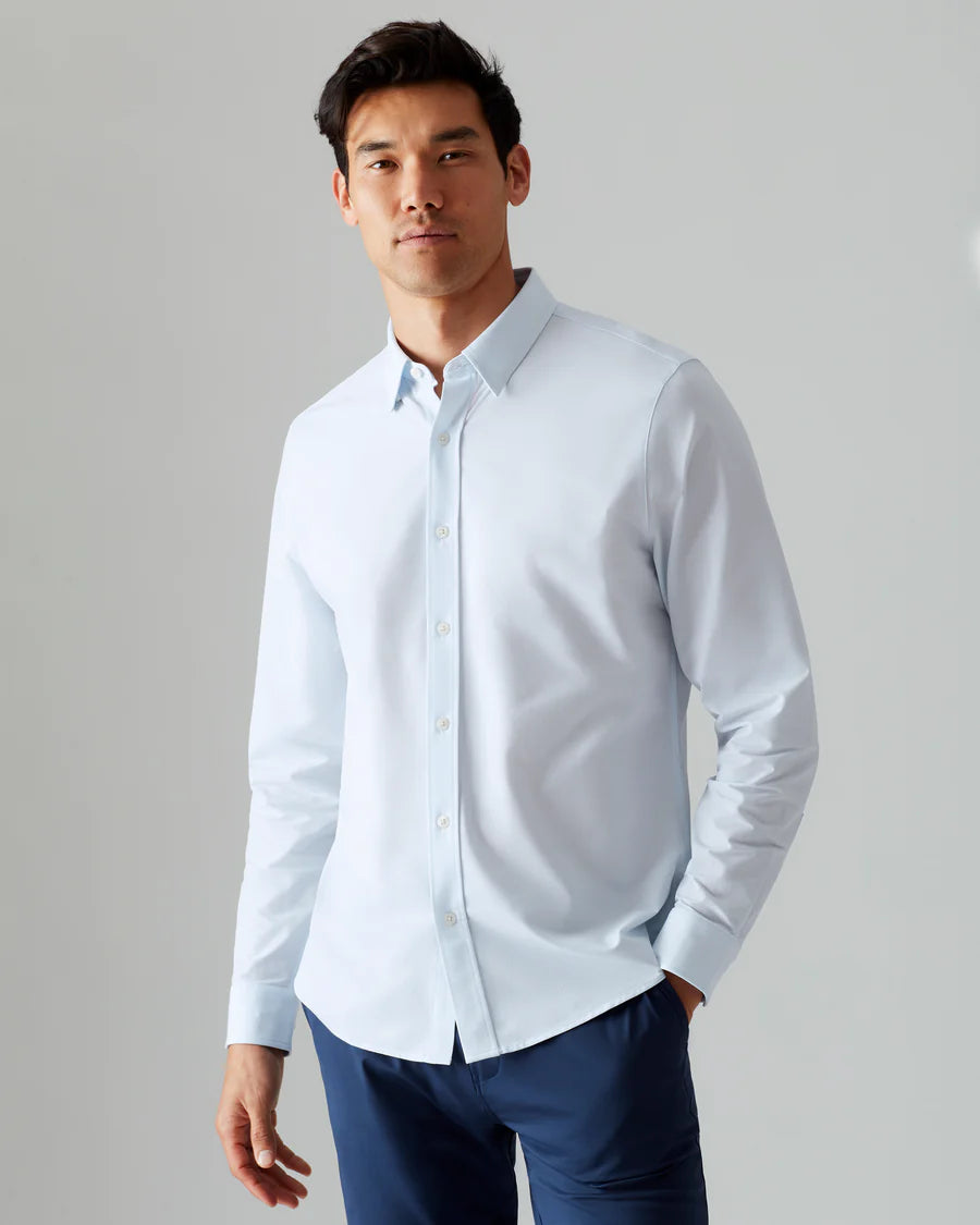 Rhone - Commuter Shirt - Slim - Blue Dot