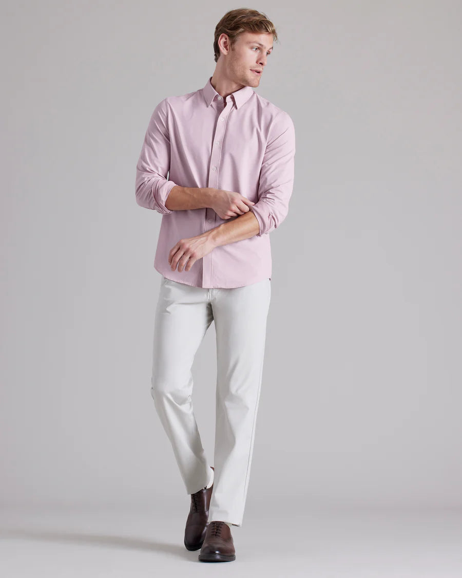 Rhone - Commuter Shirt - Slim - Pink Morse