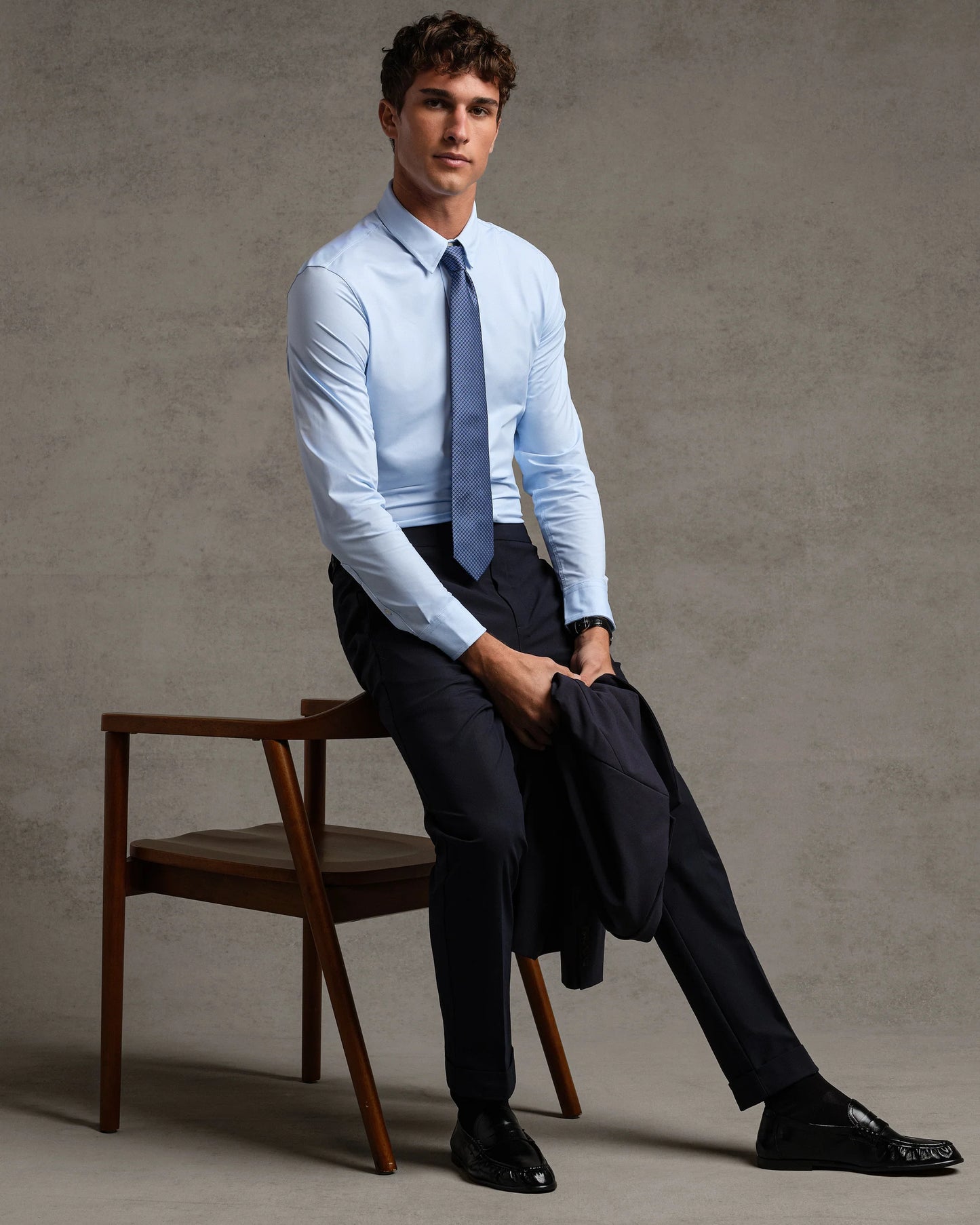 Rhone - Commuter Shirt Slim Fit - Business Blue