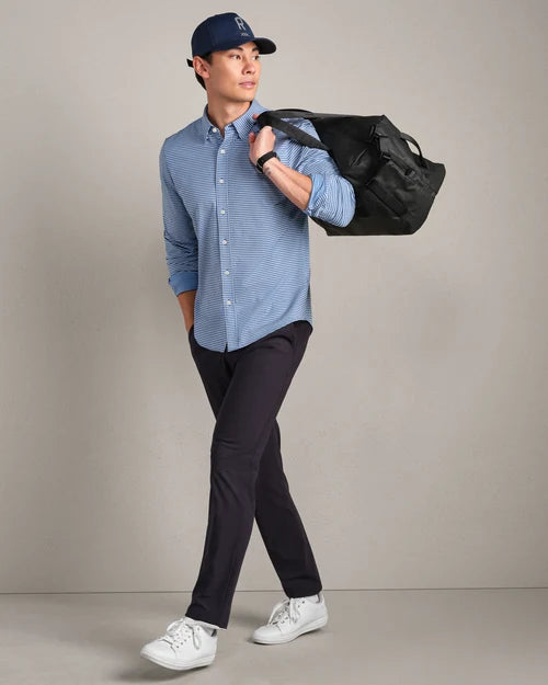 Rhone - Commuter Shirt Slim Fit - Navy Gingham