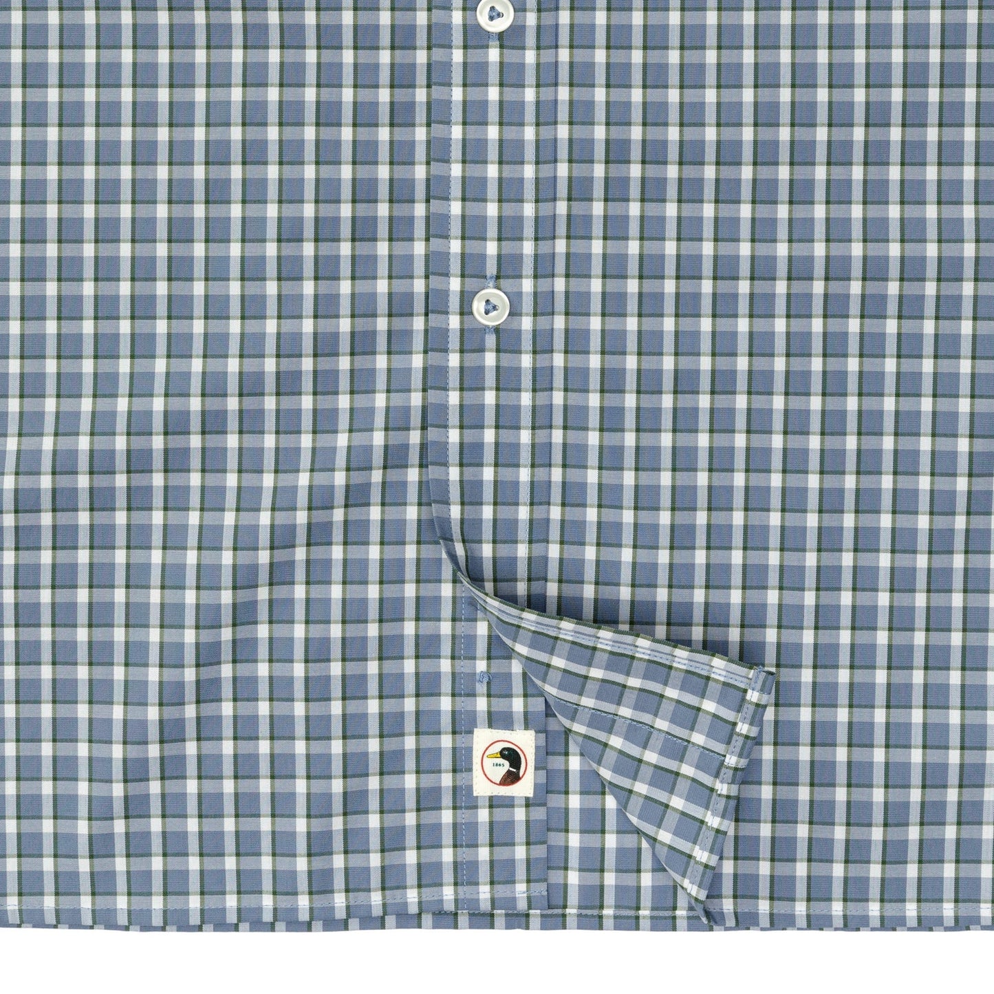 Duck Head - Performance Poplin Sport Shirt - Stone Blue