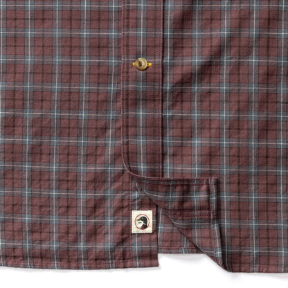 Duck Head - Cotton Wool Sport Shirt - Mercer Plaid - Huckleberry