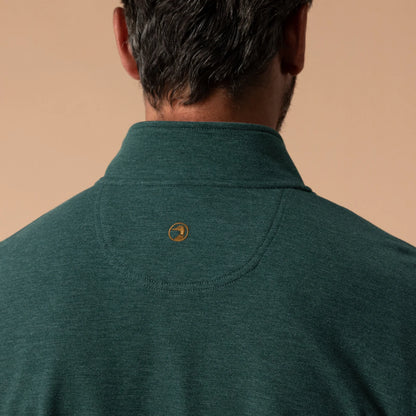 Duck Head - Long Sleeve Dunmore 1/4 Zip Pullover - Pine Grove Heather