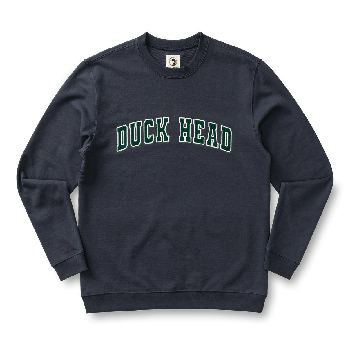 Duck Head - Applique Crewneck Sweatshirt - Navy