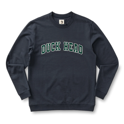 Duck Head - Applique Crewneck Sweatshirt - Navy