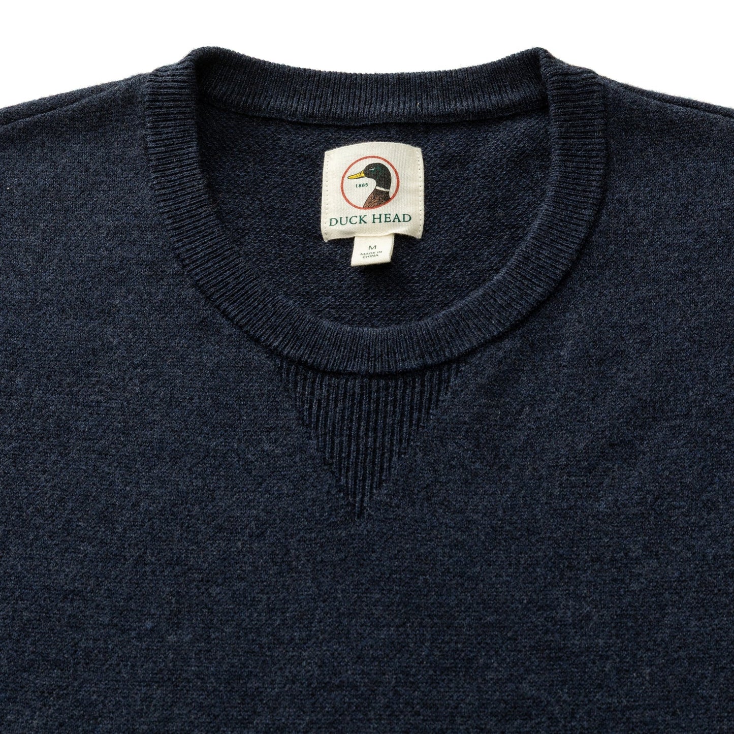 Duck Head - Henson Marino Crewneck Sweater - Navy Heather