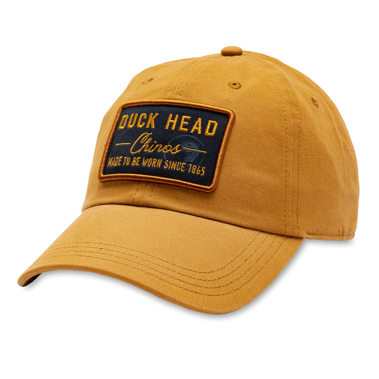 Duck Head - Chinos Patch Canvas Hat - Dull Gold