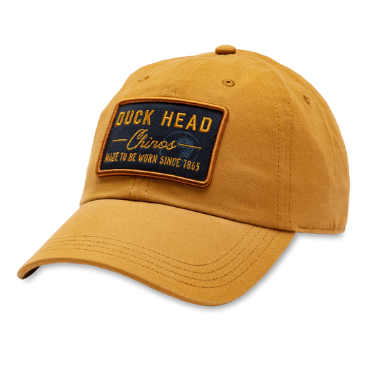 Duck Head - Chinos Patch Canvas Hat - Dull Gold