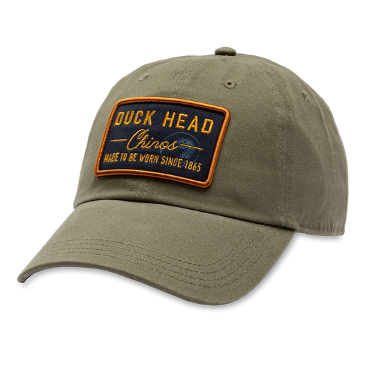 Duck Head - Chinos Patch Canvas Hat - Dark Olive