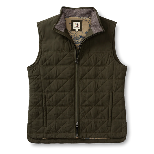 Duck Head - Fremont Performance Quilted Vest - Dark Forest Green