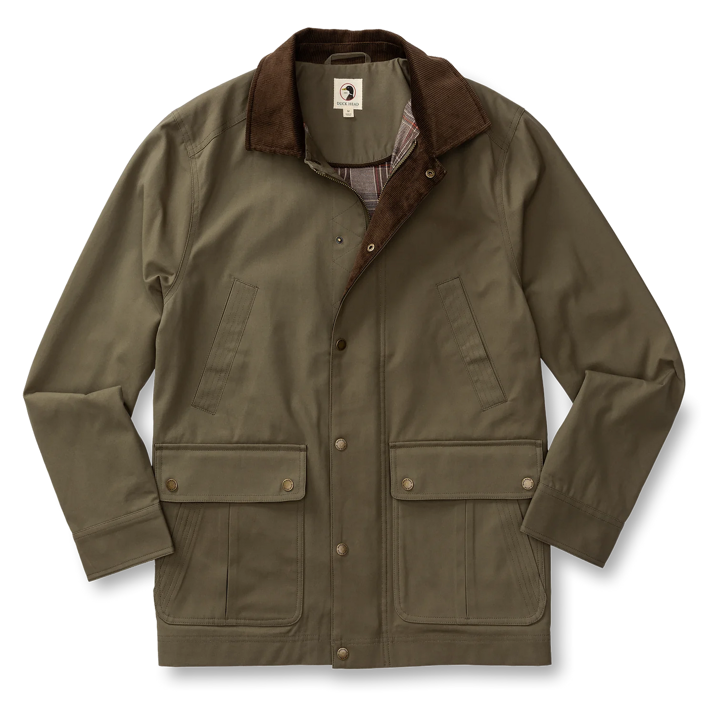 Duck Head - Waxed Duck Canvas Jacket - Dark Olive