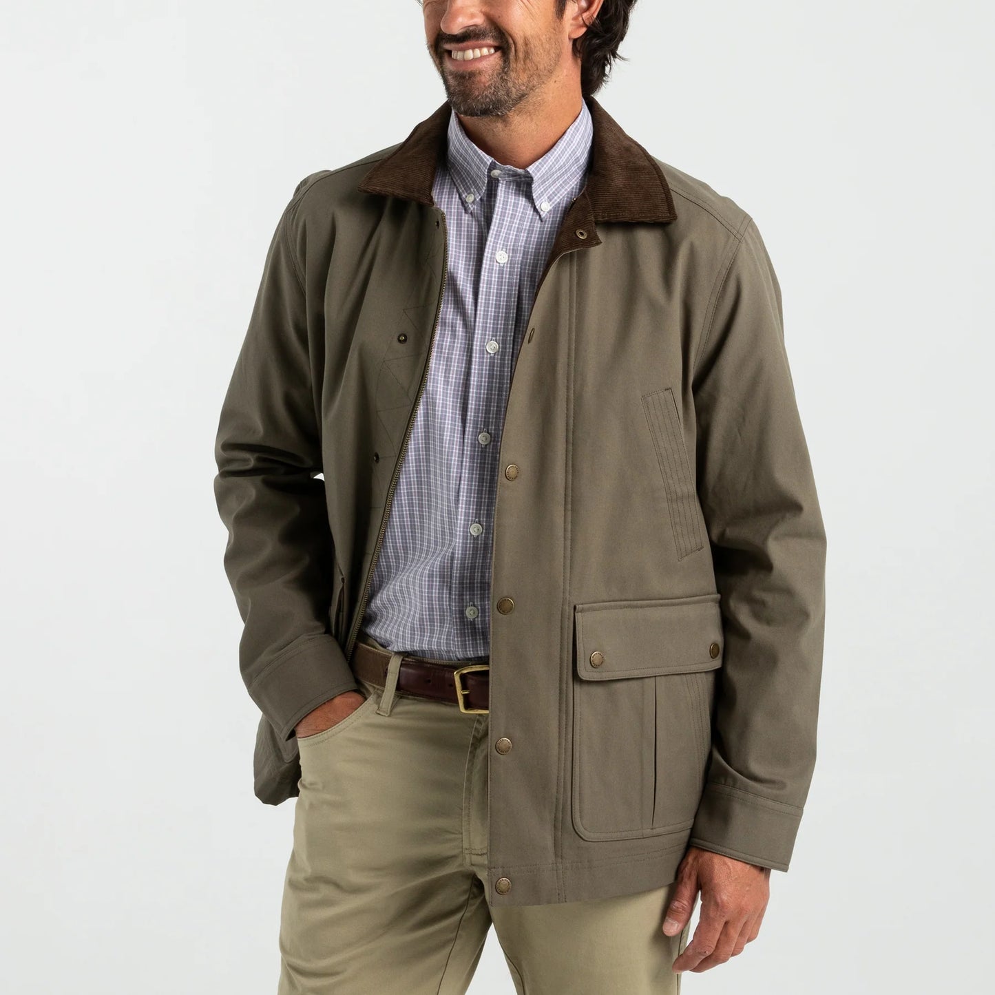 Duck Head - Waxed Duck Canvas Jacket - Dark Olive