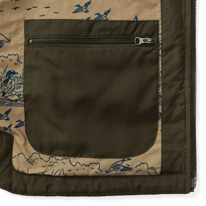 Duck Head - Fremont Performance Quilted Vest - Dark Forest Green