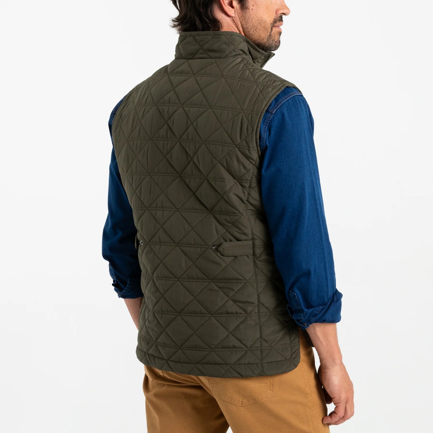 Duck Head - Fremont Performance Quilted Vest - Dark Forest Green