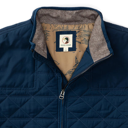 Duck Head - Fremont Performance Quilted Jacket - Royal Navy