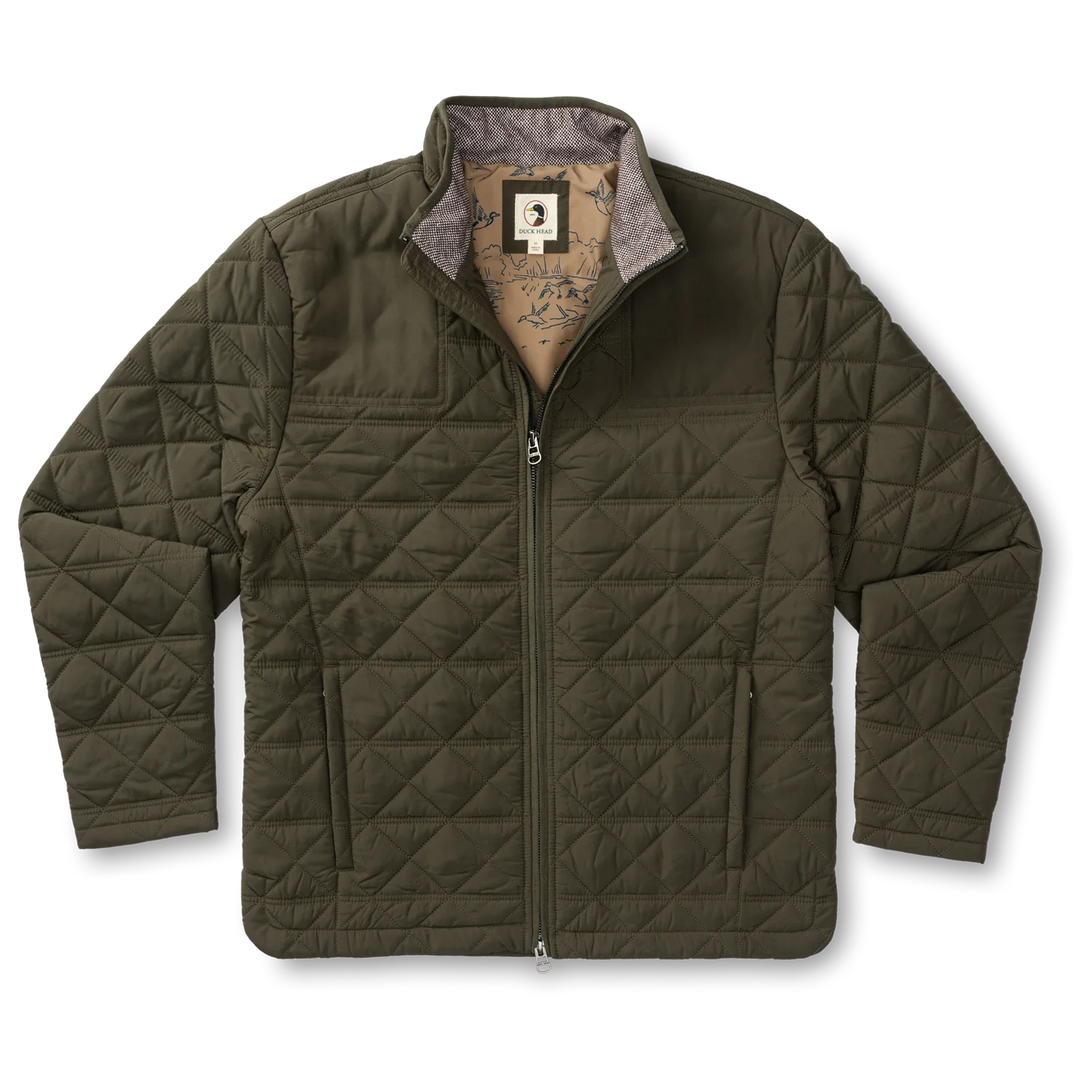 Duck Head - Fremont Performance Quilted Jacket - Dark Forest Green