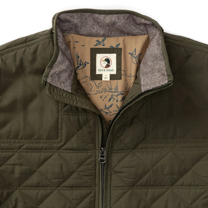 Duck Head - Fremont Performance Quilted Jacket - Dark Forest Green