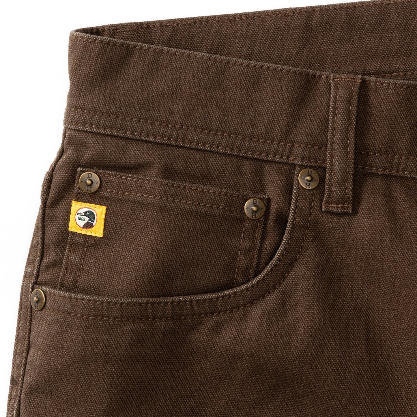 Duck Head - Field Canvas Five-Pocket Pant - Dark Brown