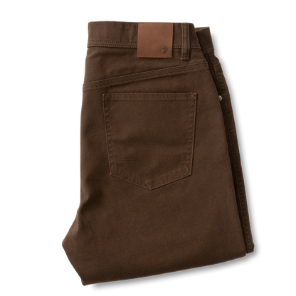 Duck Head - Field Canvas Five-Pocket Pant - Dark Brown