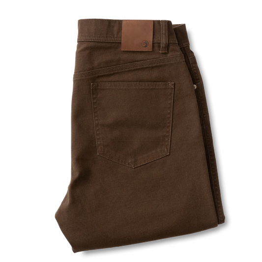 Duck Head - Field Canvas Five-Pocket Pant - Dark Brown