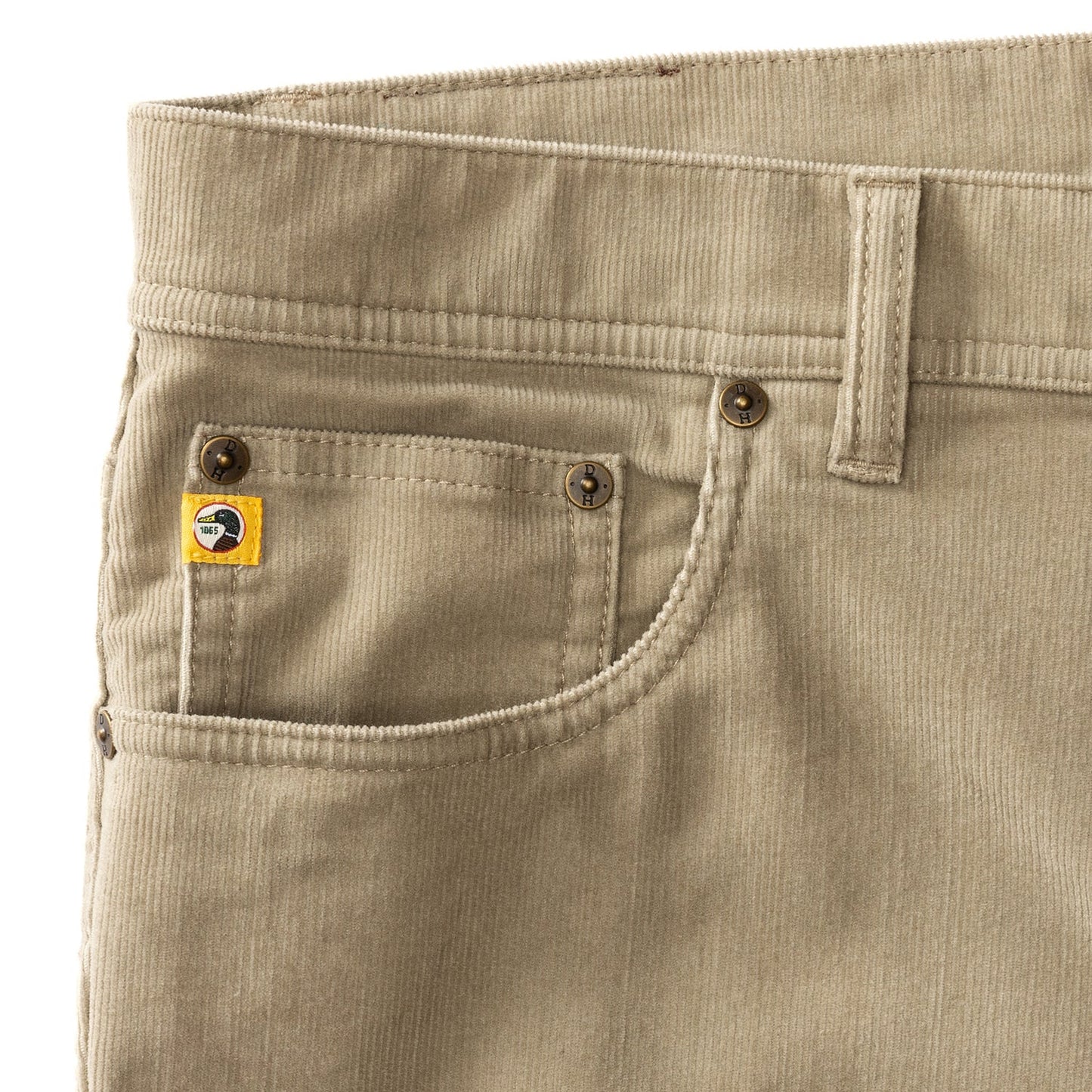 Duck Head - Holston Corduroy Five-Pocket Pant - Khaki