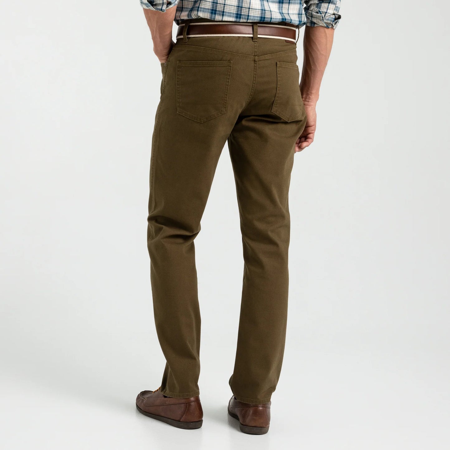 Duck Head - Field Canvas Five-Pocket Pant - Midnight Olive