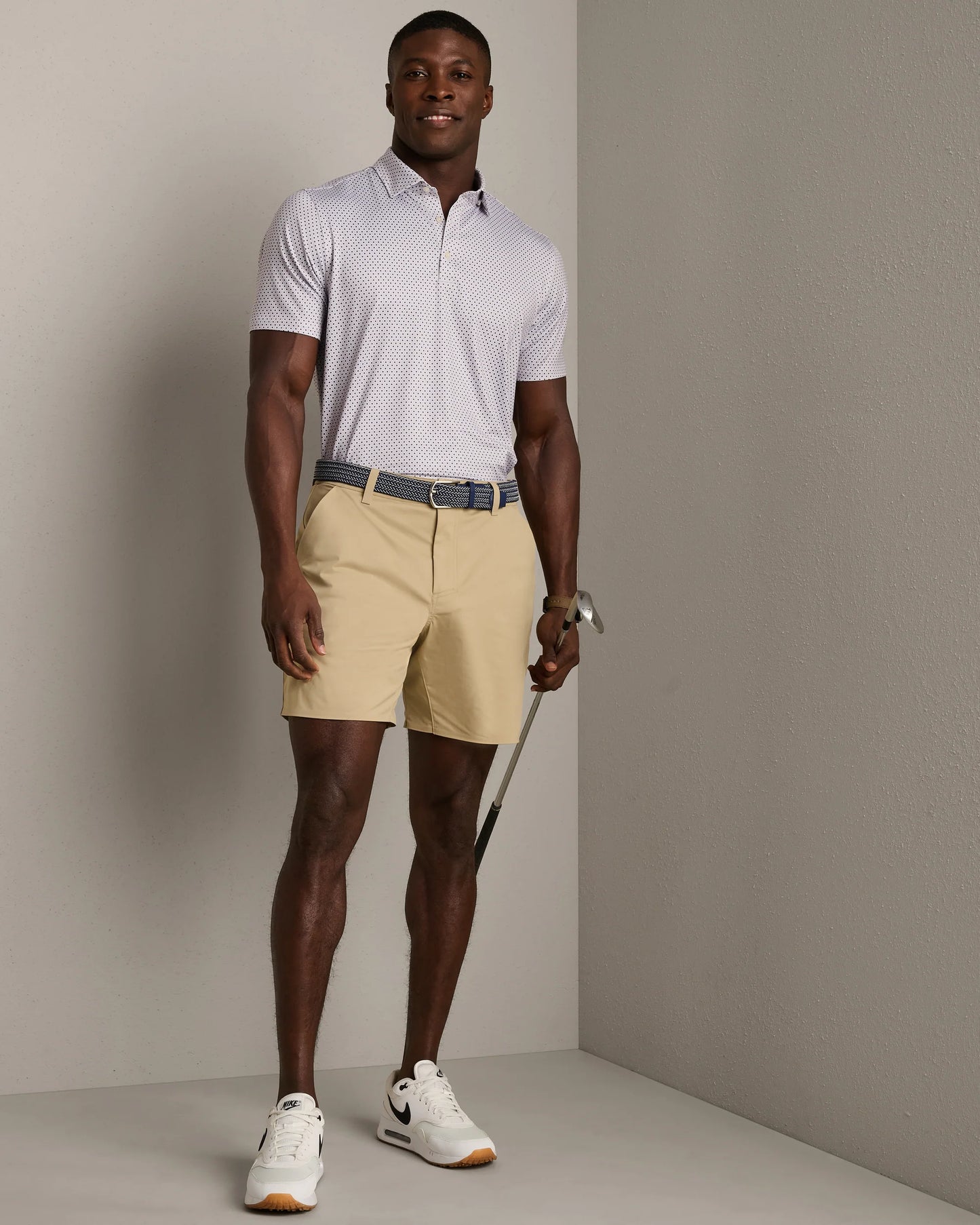 Rhone - Drive Time Polo - Lilac Rain Geo