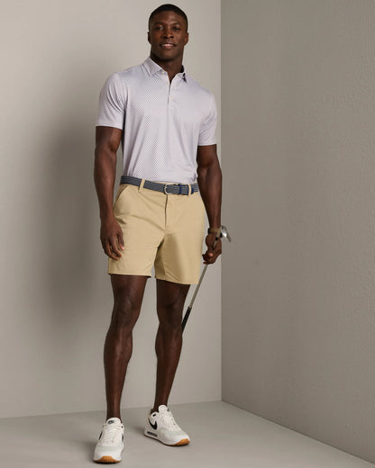 Rhone - Drive Time Polo - Lilac Rain Geo
