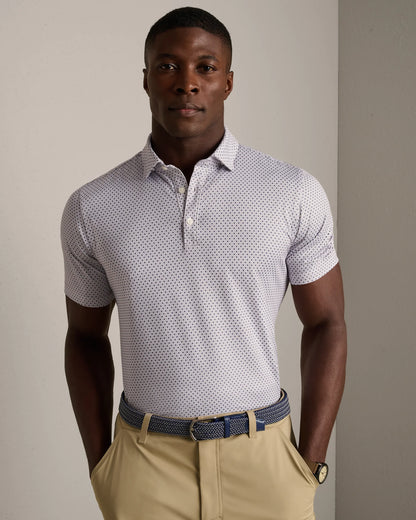Rhone - Drive Time Polo - Lilac Rain Geo