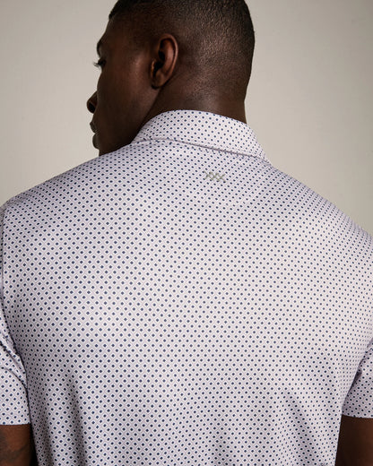 Rhone - Drive Time Polo - Lilac Rain Geo