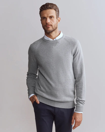 Rhone - Dubliner Crewneck Sweater - Gray Heather