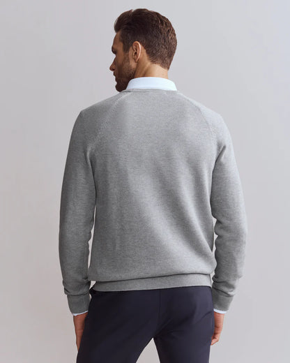 Rhone - Dubliner Crewneck Sweater - Gray Heather