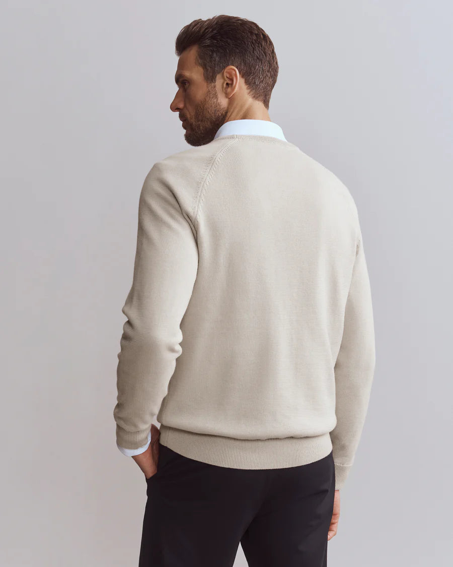 Rhone - Dubliner Crewneck Sweater - Stone