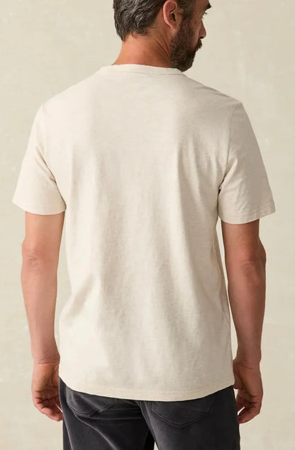 Faherty - Sunwashed Pocket Tee - Sand Point