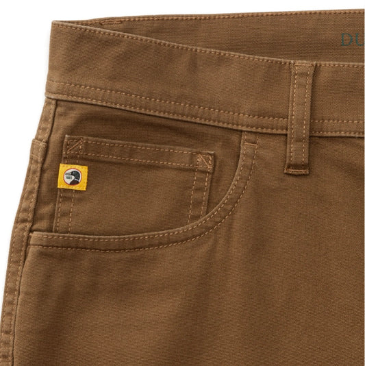 Duck Head - Pinpoint Canvas Five-Pocket Pant- Umber Brown