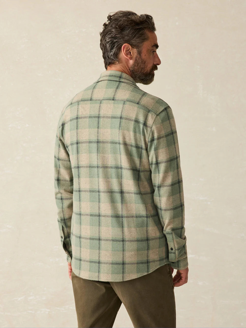 Faherty -  Legend Sweater Shirt - Forest Pine Plaid