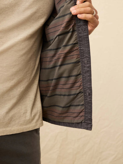 Faherty - Lakeside CPO - Washed Charcoal