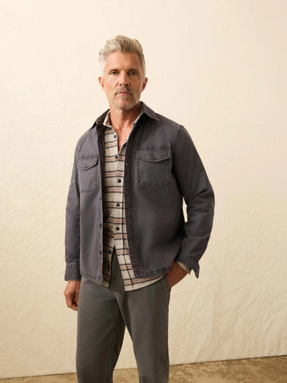 Faherty - Lakeside CPO - Washed Charcoal