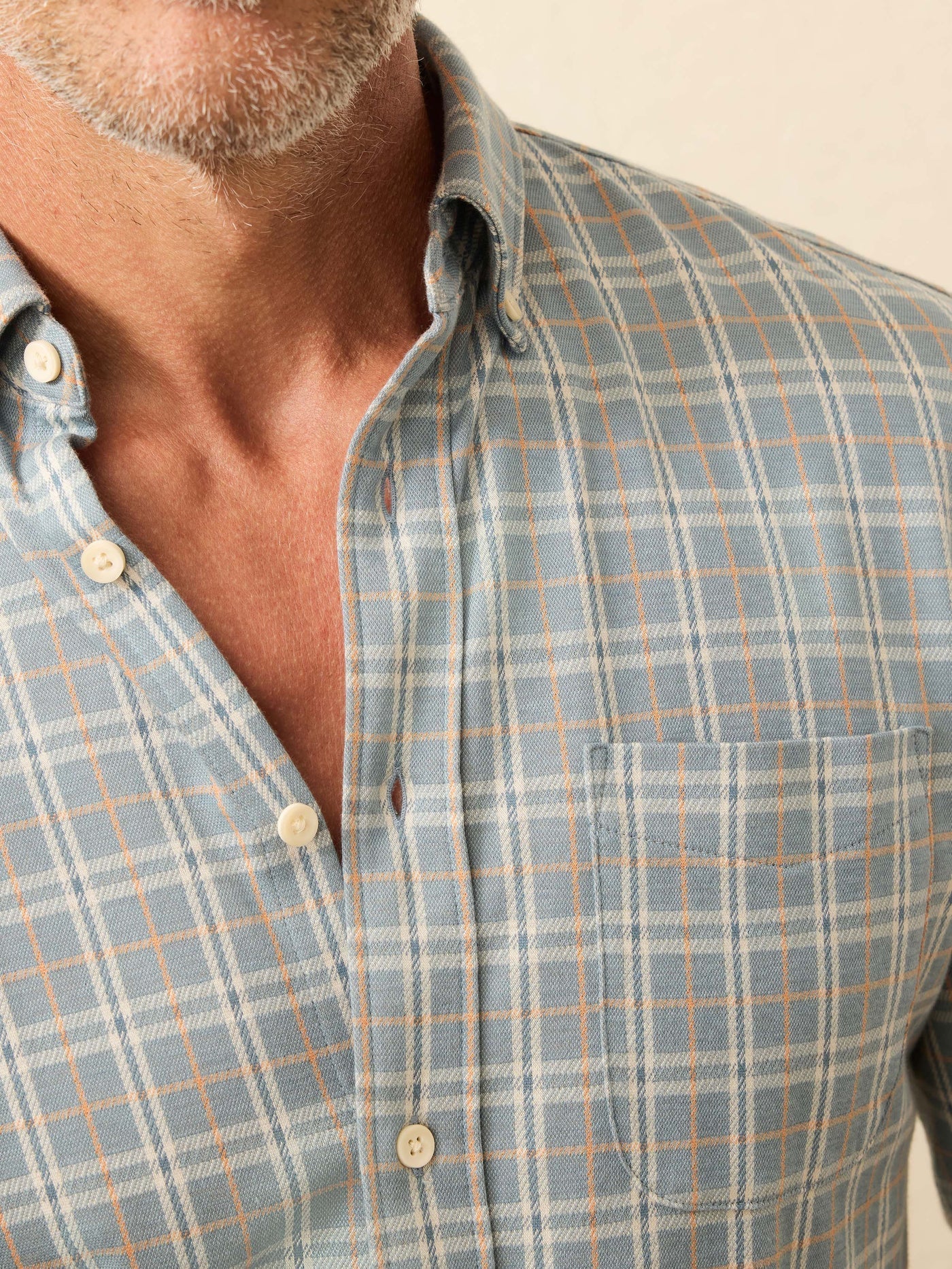 Faherty - Coastline Knit Shirt - Autumn Store Plaid