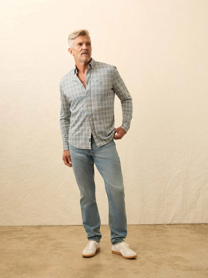 Faherty - Coastline Knit Shirt - Autumn Store Plaid