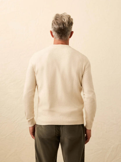Faherty - Jackson Crew Sweater - Ivory Sky Feeder