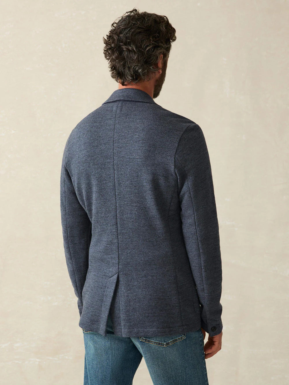 Faherty - Inlet Knit Blazer - Deep Navy Melange