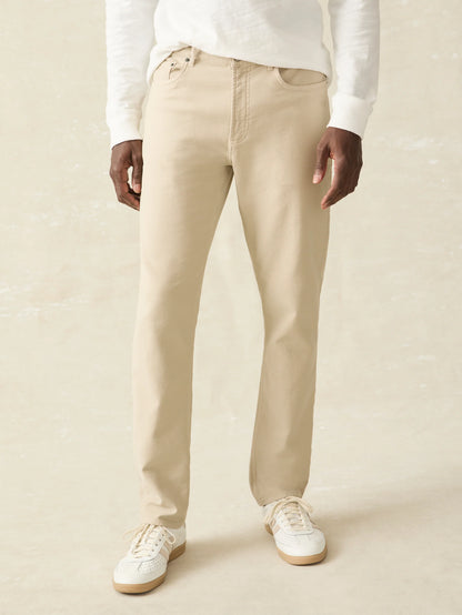 Faherty - Stretch Terry 5-Pocket Pant - Stone