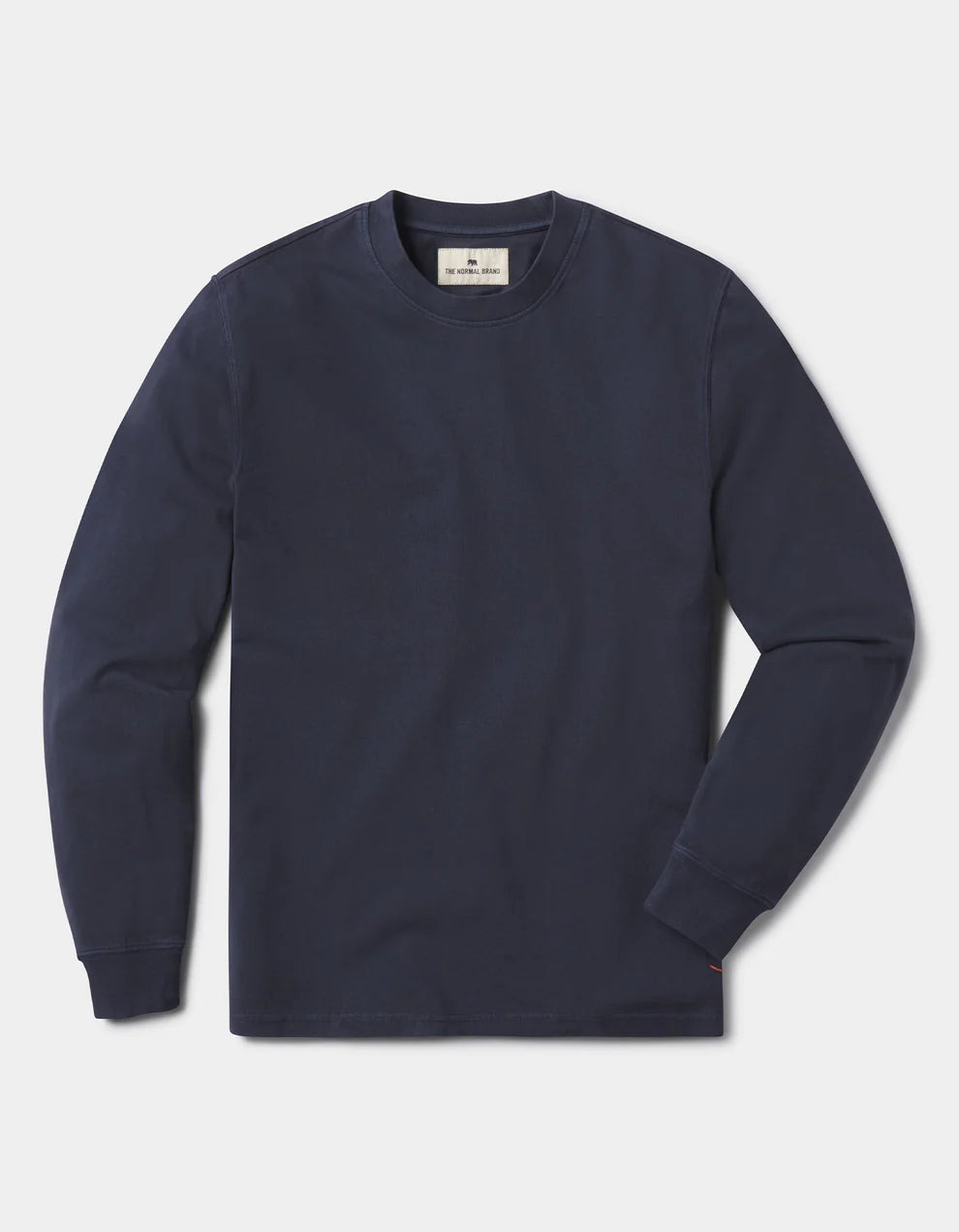 The Normal Brand - Lennox Jersey Long Sleeve Tee - Navy