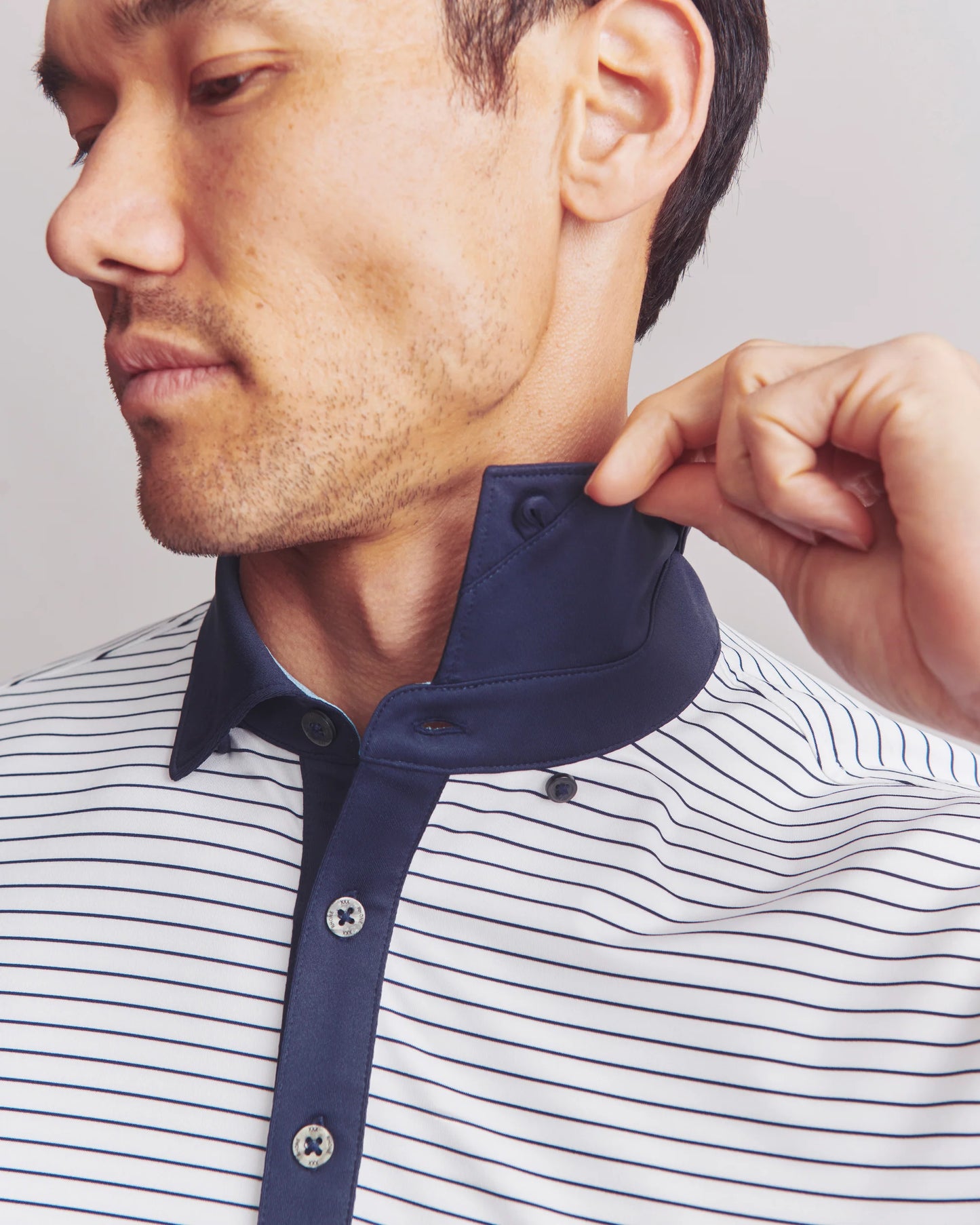 Rhone - Golf Sport Polo - True Navy Stripe