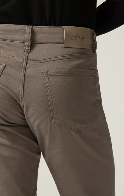 34 Heritage - Charisma Relaxed Straight Pant - Taupe Coolmax